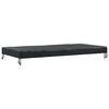 vidaXL Table Cover Plain Black 202 x 102 x 15 cm Fabric