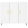 vidaXL Sideboard White 90x34x80 cm Engineered Wood