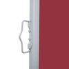 vidaXL Retractable Side Awning Red 120x1000 cm