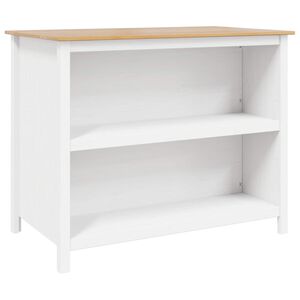 vidaXL Kitchen Islands HILL White 112 x 66 x 90 cm Solid Pine Wood