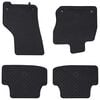 vidaXL Car Mat 4 pcs Black suitable for VW GOLF VIII MHEV 2020- Rubber
