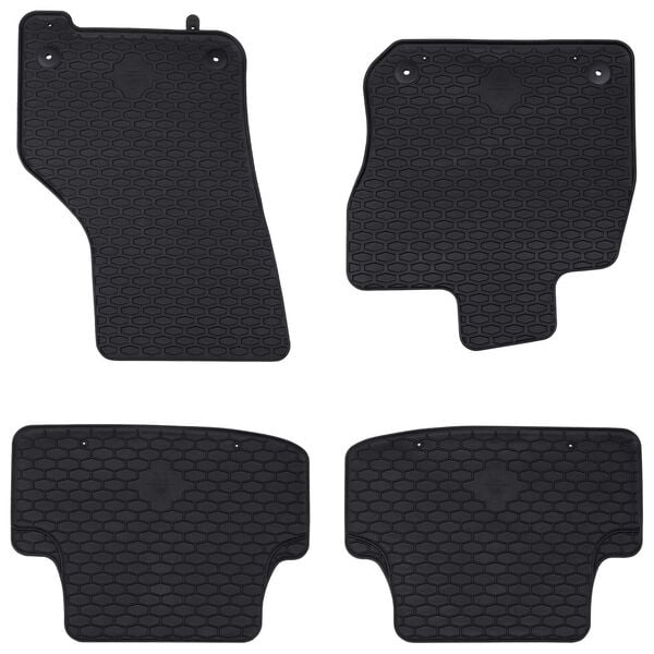 vidaXL Car Mat 4 pcs Black suitable for VW GOLF VIII MHEV 2020- Rubber