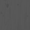 vidaXL Highboard Grey 60x40x116.5 cm Solid Wood Pine