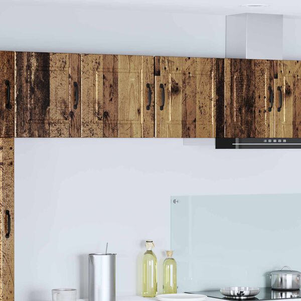 vidaXL Kitchen Cabinet 2 pcs Old Wood 40 x 31 x 40 cm Engineered Wood