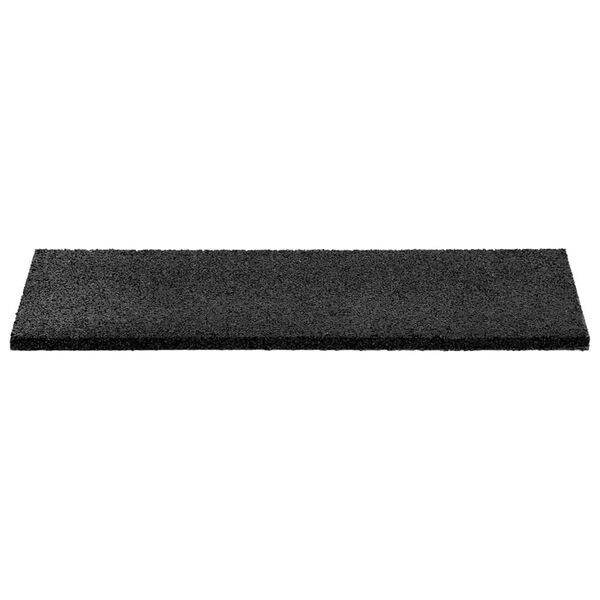 vidaXL Rubber Kerb Ramp 2 pcs Black 50x20x1-4.3 cm