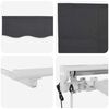 vidaXL Retractable Awning Anthracite 400 x 200 cm Fabric