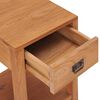 vidaXL bedside Cabinet 35x35x50 cm Solid Teak Wood