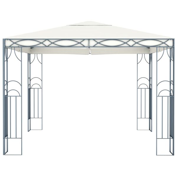 vidaXL Gazebo 300x300 cm Cream