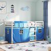 vidaXL Bunk Bed without Mattress Blue 80x200 cm Solid Wood Pine