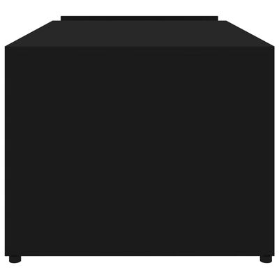vidaXL Coffee Table Black 90x45x35 cm Chipboard
