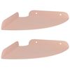 vidaXL Corner Floating Shelf Corner Mount 2 pcs Pink 18 x 18 x 2 cm