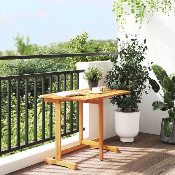 vidaXL Folding Balcony Table 90x60x72 cm Solid Wood Acacia