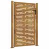 vidaXL Garden Gate 100x125 cm Corten Steel Square Design