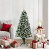 vidaXL Artificial Christmas Tree with 150 LEDs with Stand Green 150 cm