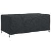 vidaXL Furniture Cover Plain Black 200 x 110 x 70 cm 600D