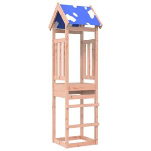 vidaXL Play Tower Brown 52.5 x 46.5 x 208 cm Solid Douglas Wood