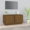 vidaXL TV Cabinet Honey Brown 80x35x40.5 cm Solid Wood Pine
