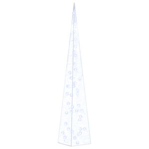 vidaXL Acrylic Decorative LED Light Cone Blue 90 cm