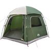 vidaXL Family Tent Igloo 6-Person Green Waterproof