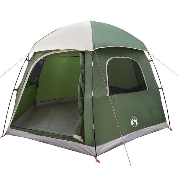 vidaXL Family Tent Igloo 6-Person Green Waterproof