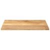 vidaXL Table Top 90x80x2.5 cm Rectangular Solid Wood Mango