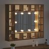 vidaXL Mirror Cabinet Artisan Oak 91 x 15 x 76.5 cm Engineered Wood