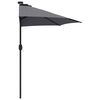 vidaXL Garden Parasol Anthracite 294 x 150 x 224 cm