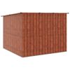 vidaXL Bike Shed 3 pcs Brown 215 x 206 x 157 cm Metal