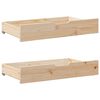 vidaXL Bed Frame with Drawers 160x200 cm Solid Wood Pine