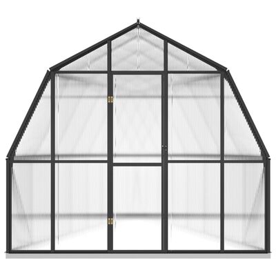 vidaXL Greenhouse with Base Frame Anthracite 15.74 m² Aluminium