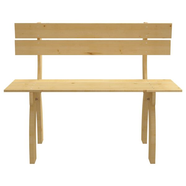 vidaXL Garden Bench 150 cm Impregnated Pinewood