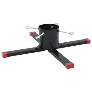 vidaXL Christmas Tree Stand Black 61x61x15.5 cm