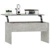 vidaXL Coffee Table Concrete Grey 80x50.5x41.5 cm Engineered Wood