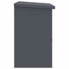 vidaXL Parcel Drop Box with Storage Anthracite 47.5 x 38 x 59 cm Steel