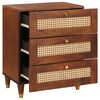 vidaXL Bedside Tables with Drawer 50 x 33 x 62 cm Solid Mango Wood