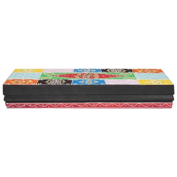 vidaXL Wall Shelves 2 pcs Multicolour 40 x 20 x 6 cm Solid Mango wood