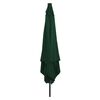 vidaXL Garden Parasol Green and Black 295 x 295 x 245 cm