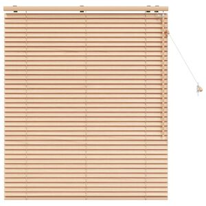 vidaXL Venetian Blind Oak Look 110 x 130 cm 35 mm Solid Paulownia Wood