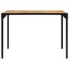 vidaXL Dining Table 110x110x76 cm Solid Wood Mango
