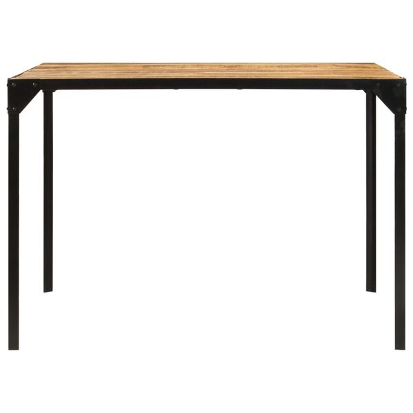 vidaXL Dining Table 110x110x76 cm Solid Wood Mango