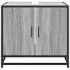 vidaXL Bathroom Sink Cabinet Grey Sonoma 65x33x60 cm Engineered Wood