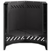 vidaXL Smokeless Fire Pit Black 48 x 48 x 51 cm Steel
