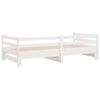 vidaXL Pull-out Day Bed without Mattress White 2x(90x190) cm