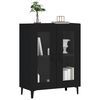 vidaXL Sideboard Black 69.5x34x90 cm Engineered Wood