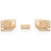 vidaXL 7 Piece Garden Lounge Set Solid Pinewood