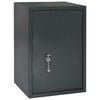 vidaXL Safe Box with Lock Dark grey 35 x 31 x 50 cm Steel
