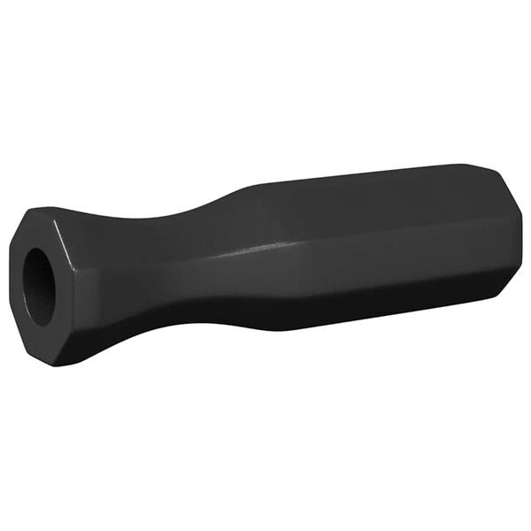 vidaXL Football Table Handles 10 pcs Black 3.1 x 3.1 x 17.8 cm Plastic