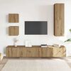 vidaXL 5 Piece TV Cabinet Set Wall-mounted Artisan Oak Engineered Wood