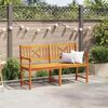 vidaXL Garden Bench Brown 150 x 56 x 90cm Solid Acacia wood