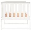 vidaXL Day Bed without Mattress White 90x200 cm Solid Wood Pine